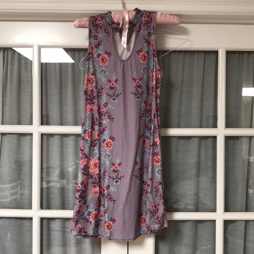 60s style boho A Line dress